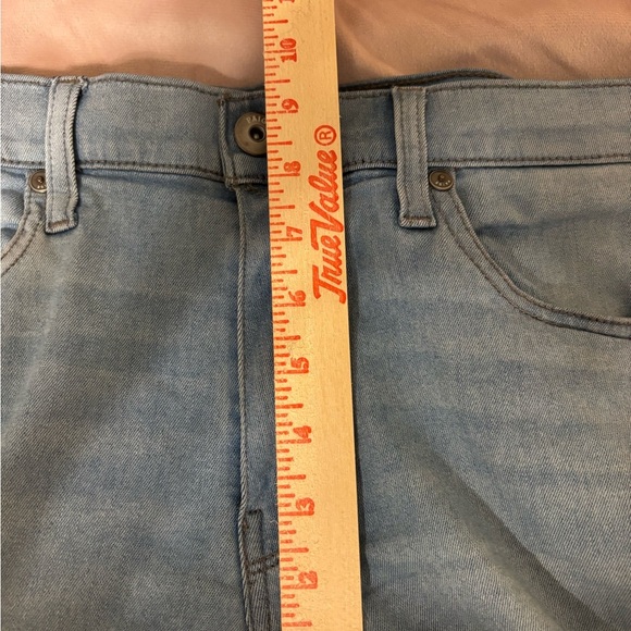 PAIGE Straight Leg Jeans in Soft Blue - Picture 5 of 9